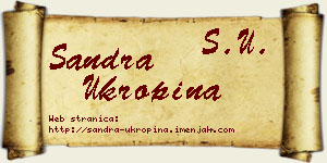 Sandra Ukropina vizit kartica